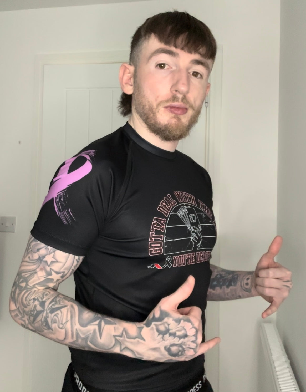 BJJ Rashguard (Gotta Deal with The Hand You’re Dealt)